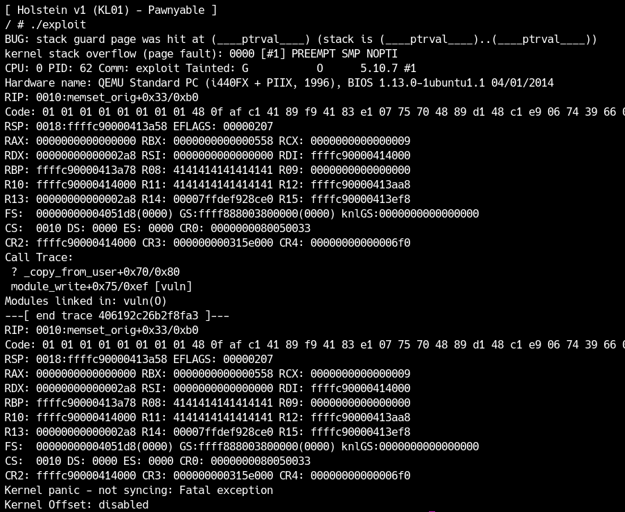 Stack Overflow 발생