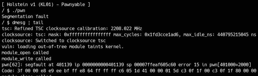 KPTI 활성화 시의 실패 예