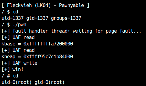 Fleckvieh에서의 권한 상승